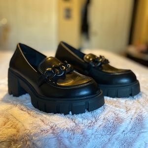 Torrid Chunk Loafers, size 7 WW.
